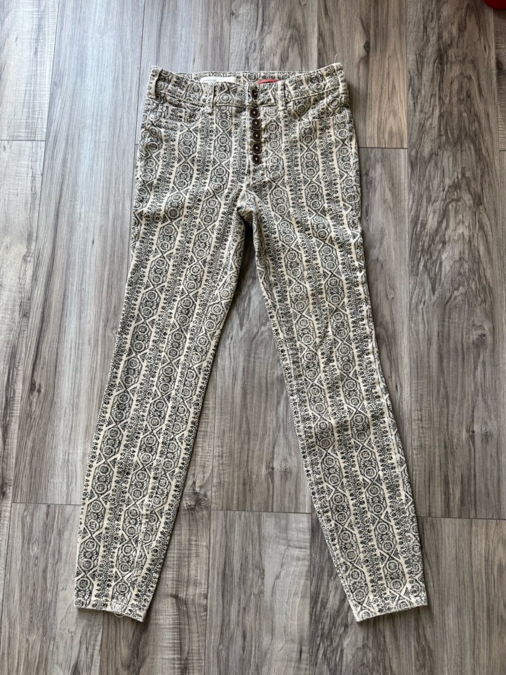 Pilcro for Anthropologie Retro Skinny Corduroy Pants